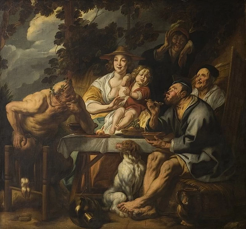 Il satiro e i contadini - Musée des Beaux, Arts Tournai